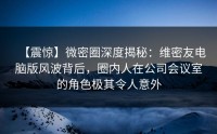 【震惊】微密圈深度揭秘：维密友电脑版风波背后，圈内人在公司会议室的角色极其令人意外