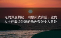 电鸽深度揭秘：内幕风波背后，业内人士在海边沙滩的角色夸张令人意外