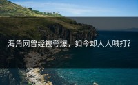 海角网曾经被夸爆，如今却人人喊打？