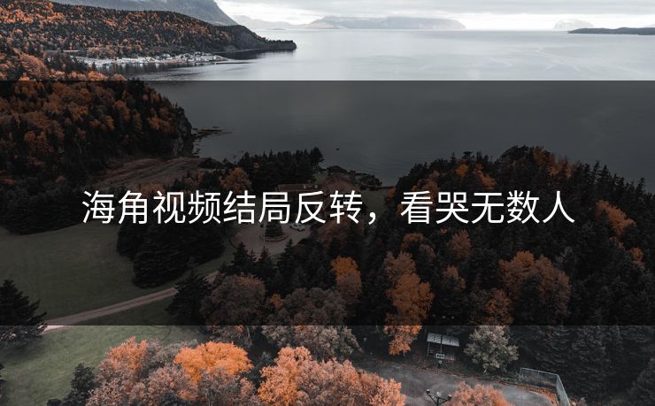 海角视频结局反转，看哭无数人